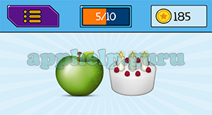 EmojiNation: Emojis Apple, Cake Answer