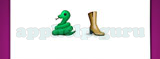Guess The Emoji: Emojis Green snake with tongue out, Boots Answer