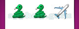 Guess The Emoji: Emojis Green snake with tongue out, Green snake with tongue out, Airplane Answer