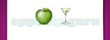 Guess The Emoji: Emojis Green apple, Cocktail glass Answer