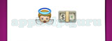 Guess The Emoji: Emojis Angel with wings, Money with Dollar Answer