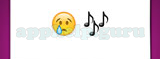 Guess The Emoji: Emojis Crying, Three music notes Answer