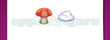 Guess The Emoji: Emojis Red mushroom, Single cloud Answer