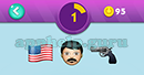 Emojination 3D: EmojiMovies 2 Puzzle 1 Flag, Man, Gun Answer