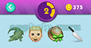 Emojination 3D: EmojiStar 2 Puzzle 2 Crocodile, Man, Hat, Knife Answer