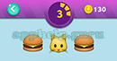Emojination 3D: Level 30 Puzzle 3 Burger, Cat, Burger Answer