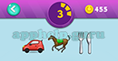 Emojination 3D: Level 34 Puzzle 3 Car, Horse, Spoons Answer