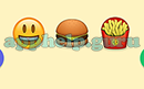 Emoji Combos: Emojis Smiling, Burger, Fries Answer