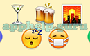 Emoji Combos: Emojis Cocktail, Beers, Morning, Sleeping, Sick Answer