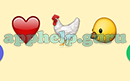 Emoji Combos: Emojis Heart, Chicken, Bird Answer
