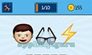 EmojiNation: Emojis Boy, Glasses, Lightning Answer