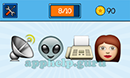 EmojiNation: Emojis Satellite, Alien, Fax, Woman Answer
