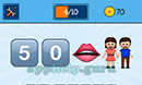 EmojiNation: Emojis 5, 0, Lips, Couple Answer