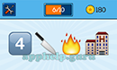 EmojiNation: Emojis 4, Knife, Fire, Hotel Answer