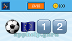 EmojiNation: Emojis Soccer Ball, Flag, One, Two  Answer