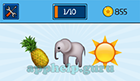 EmojiNation: Emojis Pineapple, Elephant, Sun  Answer