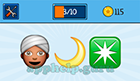 EmojiNation: Emojis Indian Man, Moon, Star Answer