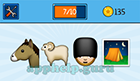 EmojiNation: Emojis Horse, Sheep, Man with Black Hat, Tent Answer