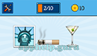 EmojiNation: Emojis Statue of Liberty, Smoke, Cocktail (Martini)  Answer