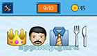 EmojiNation: Emojis Crown, Moustached Man, Shirt, Cutlery  Answer