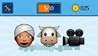 EmojiNation: Emojis Man with Turban, Cow, Video Camera  Answer
