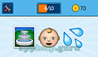 EmojiNation: Emojis Fountain, Baby, Water  Answer