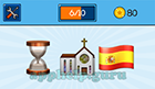 EmojiNation: Emojis Hourglass, Church, Spanish Flag  Answer