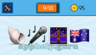 EmojiNation: Emojis Seashell, Microphone, Bridge, Australian Flag  Answer