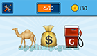 EmojiNation: Emojis Camel, Money Bag, Gas Pump  Answer
