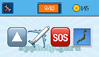 EmojiNation: Emojis Triangle, Plane, SOS, Island  Answer
