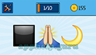 EmojiNation: Emojis Black Square, Praying, Moon  Answer