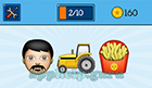 EmojiNation: Emojis Man, Tractor, Fries  Answer