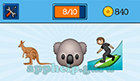 EmojiNation: Emojis Kangaroo, Koala, Surfing  Answer