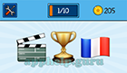 EmojiNation: Emojis Movie Board, Trophy, French Flag  Answer