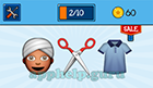 EmojiNation: Emojis Turban Man, Scissors, Shirt  Answer