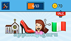 EmojiNation: Emojis Church, Shoes, Haircut, Italian Flag  Answer
